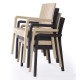  Καρέκλα Rattan Πολυπροπυλενίου 4,5kg Γκρί 59x56x88cm 
