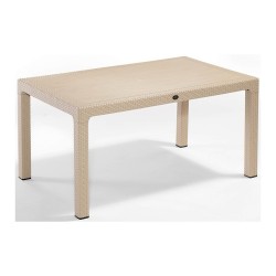 Τραπέζι Rattan 90x150x75 Μπ΄εζ