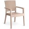 Καρέκλα Rattan Πολυπροπυλενίου Μπεζ 59x56x88cm	