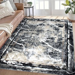 Χαλιά Ανάγλυφα Super Soft Γκρί- Μπέζ 200X300