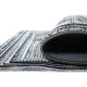 Χαλιά Ανάγλυφα Super Soft Γκρί- Μάυρο 170Χ220