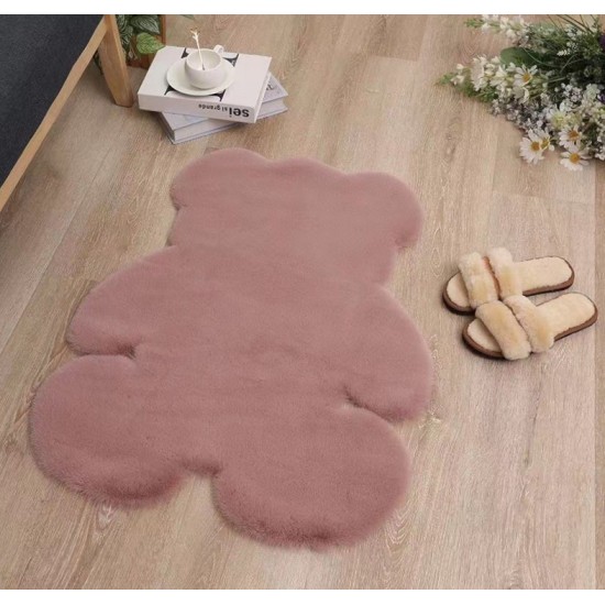 Πατάκι Bear 70X110 Pink