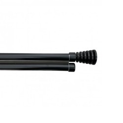 Κουρτινόξυλο Φ28mm Inox Μαύρο 160cm εως 300cm