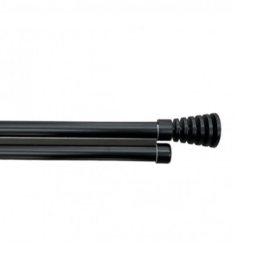 Κουρτινόξυλο Φ28mm Inox Μαύρο 160cm εως 300cm
