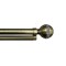 Κουρτινόξυλο Μπάλα Strass Φ28mm Inox Χρυσό 160cm εως 300cm