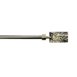 Κουρτινόξυλο Πτυσσόμενο Φ19mm Inox Μεταλλικό Bronze 160cm εως 300cm