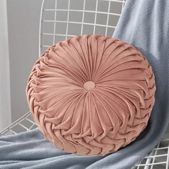 Μαξιλάρι Βελούδινο Στρογγυλό 32cm Σάπιο Μήλο