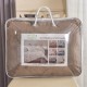 Σετ Παπλωματοθήκη Υπέρδιπλη Γούνινη 220x240 & 2 Μαξ/κες 50x70 Σκούρο Καφέ