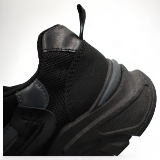 Παπούτσια Ανδρικά Αθλητικά Sneakers Μαύρο-Γκρι