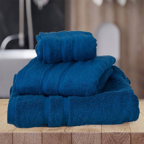 Πετσέτα Προσώπου 50×90 500gr/Τμ “Cozy Soft Line”  Μπλε