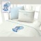 Σεντόνια Βρεφικά με Κέντημα Isadore Lorraine Σετ 120×160 Unicorn Blue