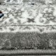 Σετ Χαλιά Κρεβατοκάμαρας 3τμχ Κλασσικά Γκρι με Σχέδια 80cm