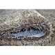 Χαλια Shaggy 3D 240x300cm Καφέ-Χρυσό
