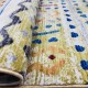 Xαλί Ανάγλυφο Κίτρινο Με Πολύχρωμα Σχέδια 160x220cm