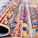 Xαλί Ανάγλυφο Καφέ Πολύχρωμο Σχέδιο 160x220cm