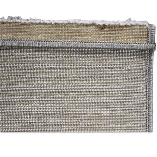 Xαλιά Ανάγλυφα Ριγέ Γκρι 200x290cm