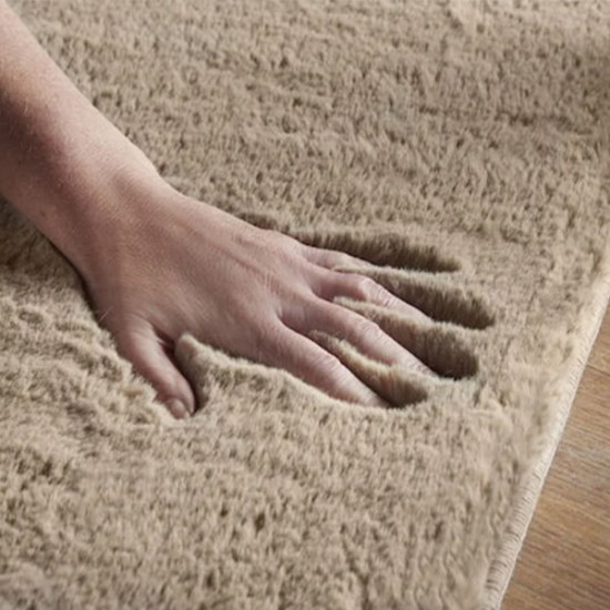 Xαλί Γούνινο Rabbit Super Soft 160x230 Μόκα