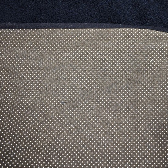 Χαλί Shaggy Γούνα 120x170cm Super Soft Μαύρο