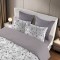 Σετ Σεντόνια Μονά 3τμχ 160X260 IL-LINE Floral Γκρί