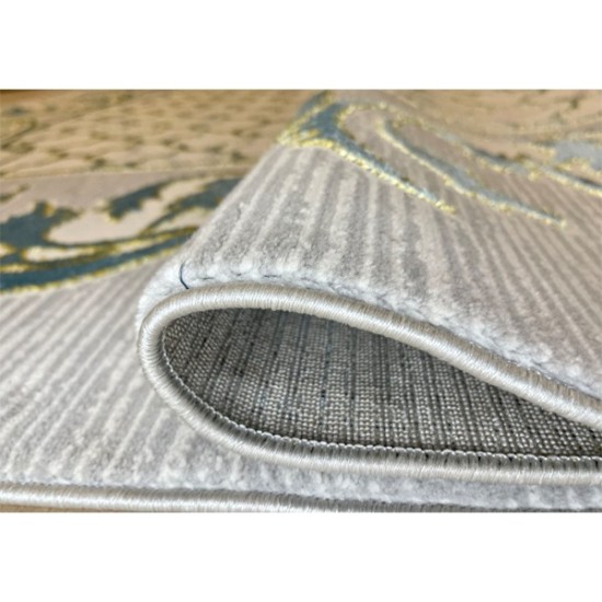 Xαλιά Ανάγλυφα 200x300cm-Γκρί & Θαλασσί