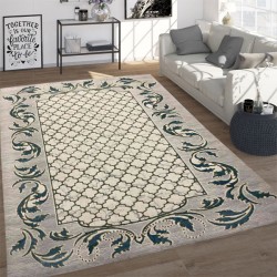 Xαλιά Ανάγλυφα 200x300cm-Γκρί & Θαλασσί