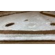 Χαλιά Μοντέρνα 200x290cm-καφέ&άσπρο