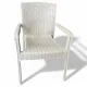 Καρέκλα Rattan Πολυπροπυλενίου 4,5kg Μπεζ 59x56x88cm	