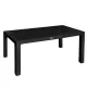 Τραπέζι Rattan 90x150x75 Μαύρο