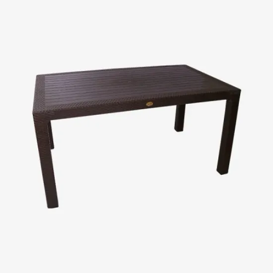 Τραπέζι Rattan 90x150x75 Καφέ