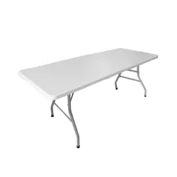  Τραπέζι Catering Πτυσσόμενο Μ185×175xY74cm Λευκό 