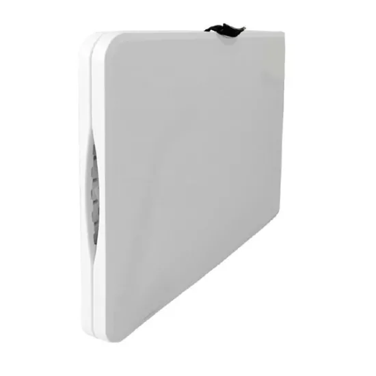  Τραπέζι Catering Πτυσσόμενο Μ185×175xY74cm Λευκό 