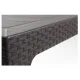 Τραπέζι Rattan 90x150x75 Γκρί 