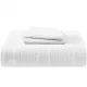 Σετ Κουβερλί 3 τμχ Υπέρδιπλο 100% Βαμβακερό Λευκο