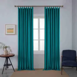 Σατέν Κουρτίνα Τυρκουάζ  280x270