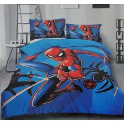 Σετ Σεντόνια Μονά με Λάστιχο Παιδική Spiderman 160×240