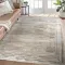 Χαλιά Ανάγλυφα Super Soft Εκρού- Μόκα 240X300