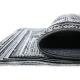 Χαλιά Ανάγλυφα Super Soft Γκρί- Μάυρο 240X300