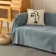 Σετ Ριχτάρια Σενίλ Γκρι Μπλε με Σχέδιο 3 τεμαχίων