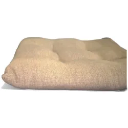 Μαξιλάρι Καρέκλας Βαμβακερό 40X40X5cm Μονόχρωμο Μπεζ