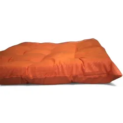 Μαξιλάρι Καρέκλας 100% μικροΐνες 40X40X5cm Μονόχρωμο Πορτοκαλί