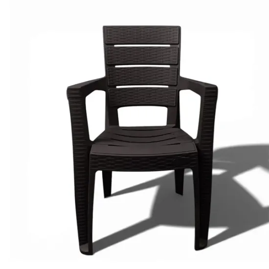 Καρέκλα Rattan Πολυπροπυλενίου Καφέ 57x62x89cm