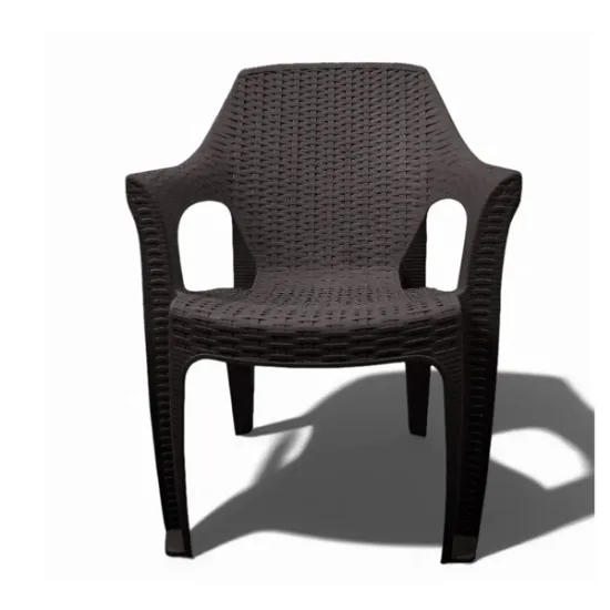 Καρέκλα Rattan Πολυπροπυλενίου Καφέ 63x65x84cm