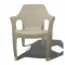 Καρέκλα Rattan Πολυπροπυλενίου Μπεζ 63x65x84cm