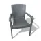 Καρέκλα Rattan Πολυπροπυλενίου 59x56x88 Γκρι