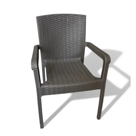 Καρέκλα Rattan Πολυπροπυλενίου 59x56x88 Καφέ