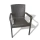 Καρέκλα Rattan Πολυπροπυλενίου 59x56x88 Καφέ