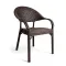 Καρέκλα Rattan Πολυπροπυλενίου 59x56x88 Καφέ