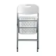 Καρέκλα Catering Πτυσσόμενη Π51xB46xY86cm Λευκό