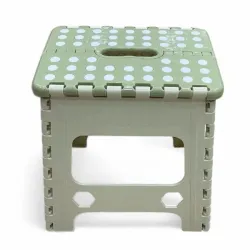 Σκαμπό Πλαστικό Πτυσσόμενο 27X21X30 140kg Αντοχής Λαχανί