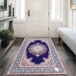 Καλοκαιρινό Πατάκι Μπλε 50x120cm με Μοτίβο